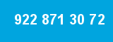 922 871 30 72